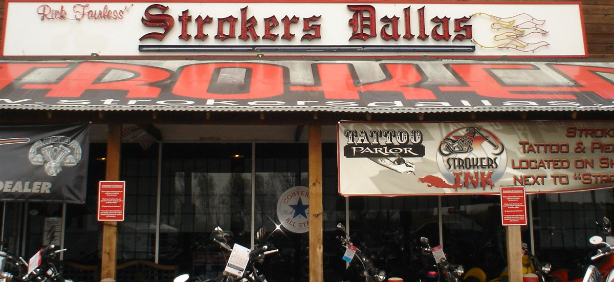 Strokers Dallas Storefront